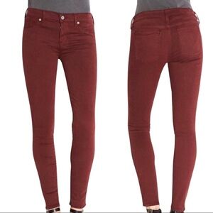 LUCKY BRAND Brooke Legging Jean Fall Red Skinny Jeans Style 7W12462